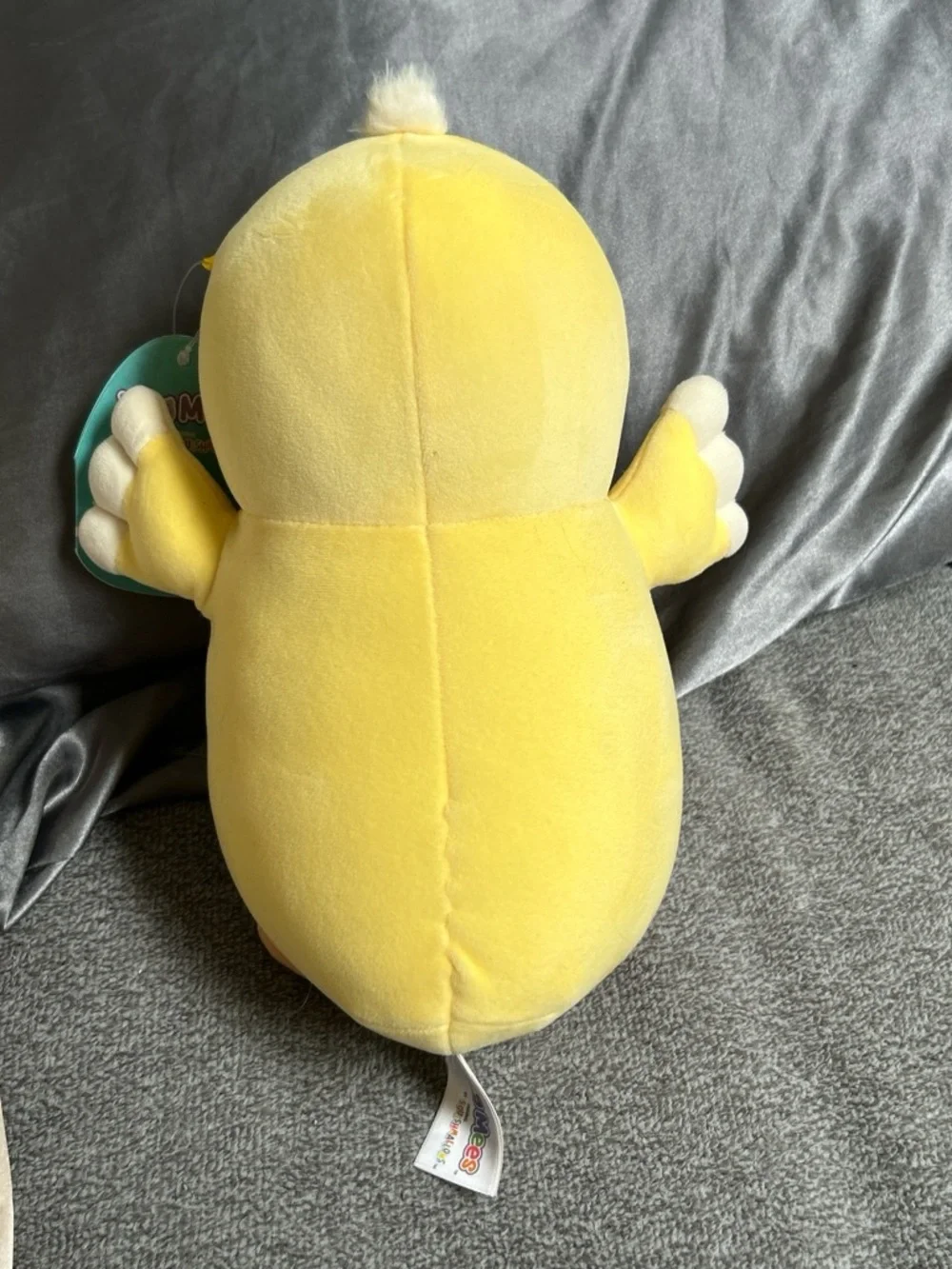 HugMeez Webb Yellow Plush Duck Toy!